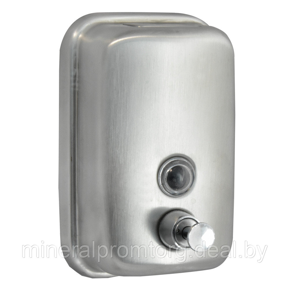 Антивандальный дозатор для жидкого мыла Solinne ТМ 801 ML (500мл), нержавейка матовый - фото 1 - id-p164030128