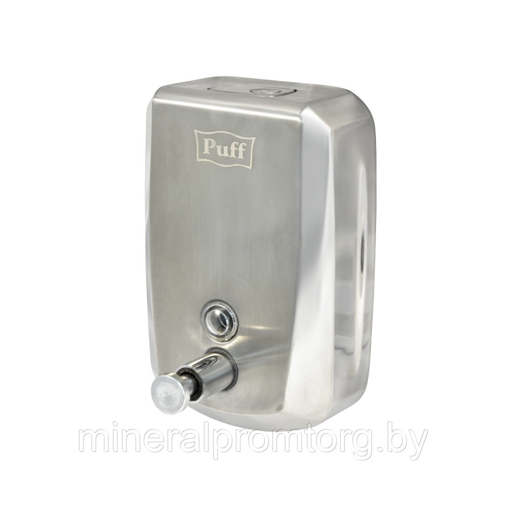 Дозатор для жидкого мыла PUFF-8715 нержавейка, 1000мл с замком - фото 2 - id-p164030985