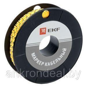 Маркер кабельный 1,5 мм2 "А" (1000 шт.) (ЕС-0) EKF