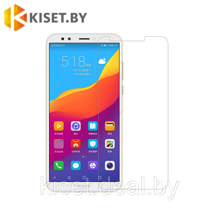 Защитное стекло KST 2.5D для Huawei Y6 Prime (2018) / Honor 7A Pro / Honor 7C прозрачное - фото 1 - id-p214731207