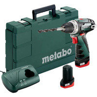 Дрель-шуруповерт Metabo PowerMaxx BS Basic 600080500 (с 2-мя АКБ 2 Ah)