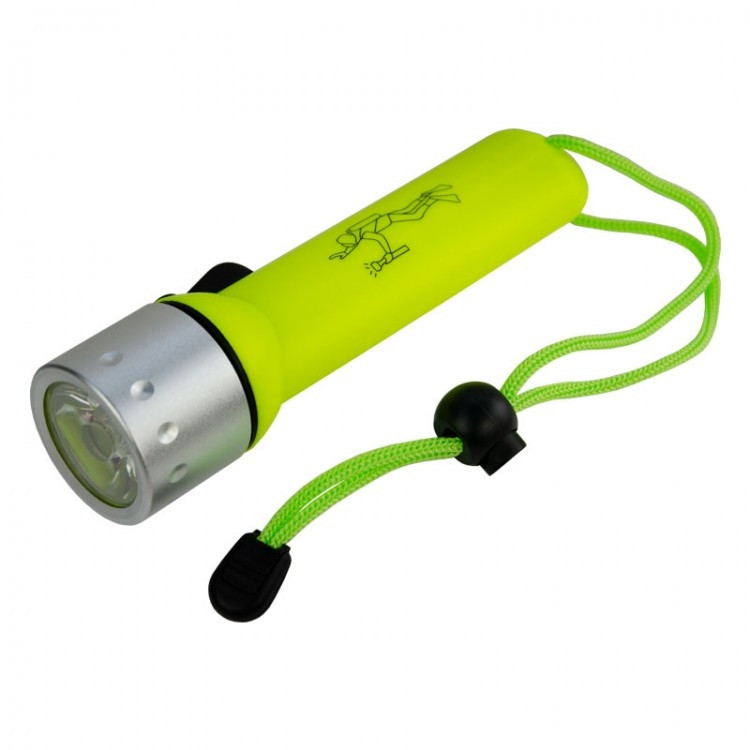 Светодиодный ручной фонарь для дайвинга, охоты и рыбалки, экстремальных условий на батарейках 180 Люмен - фото 9 - id-p212679649