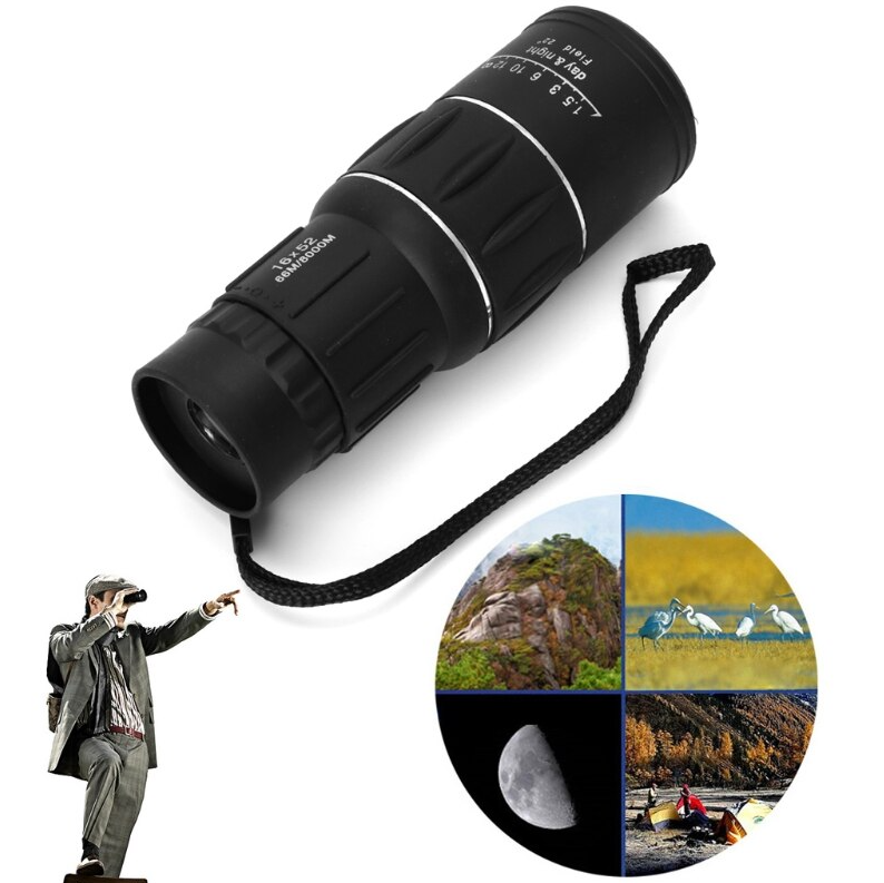 Монокуляр (монокль) Bushnell 16x52, 16 кратный зум, 8000 м, двойной фокус - фото 5 - id-p138768451