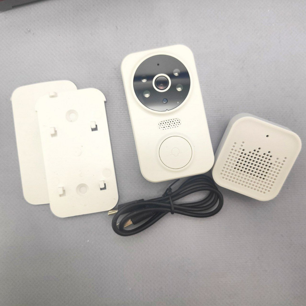 Умный беспроводной видеоглазок Mini DOORBELL Wi-Fi управление V.1.4.(датчик движения, ночное видео, - фото 4 - id-p208779664
