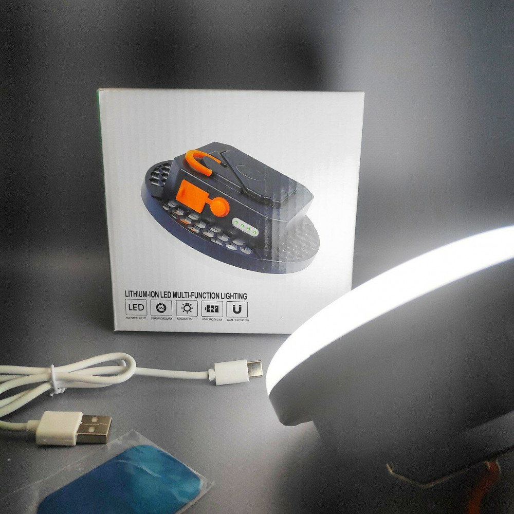 Перезаряжаемый кемпинговый фонарь Lithium-ion Led multi-function lighting с магнитом (4 режима свечения, USB, - фото 8 - id-p204096650