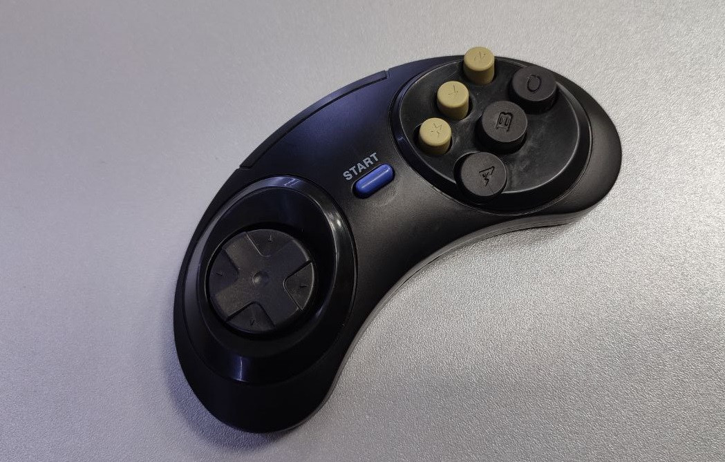 Корпус с кнопками для джойстика Sega (ремкомплект)