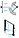 Подъемник 2х стоечный 4т с верхней синхронизацией, H=4,0 м, с электростопорами (синий) NORDBERG N4120H1E-4B, фото 2