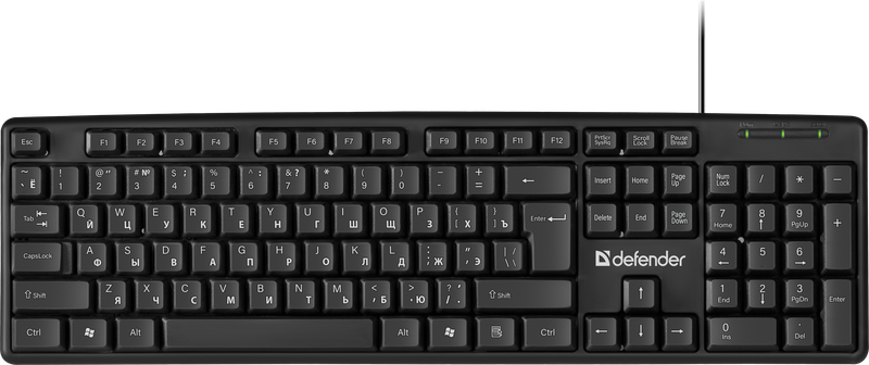 Клавиатура Defender Element HB-520, черный 555935