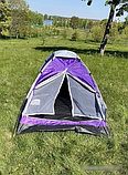 Треккинговая палатка Calviano Acamper Domepack 4 (фиолетовый), фото 5