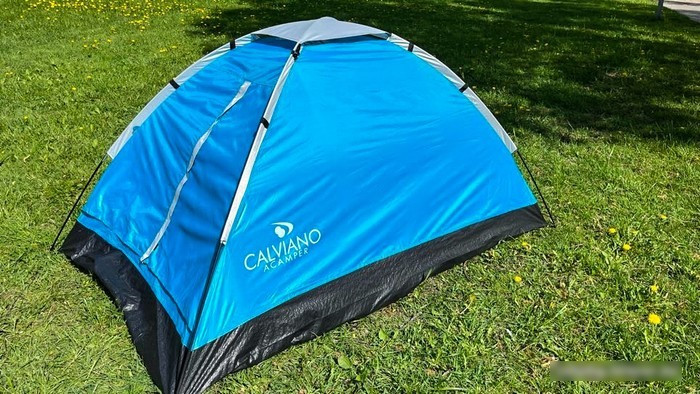 Треккинговая палатка Calviano Acamper Domepack 4 (бирюзовый) - фото 3 - id-p214734900