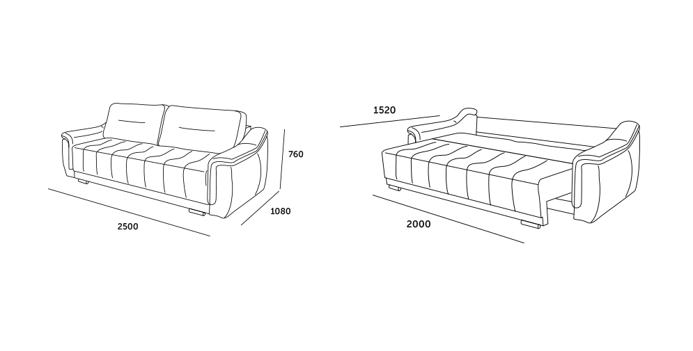 Диван Версаль - Venus Latte (М-Стиль) - фото 6 - id-p214735136