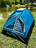 Треккинговая палатка Calviano Acamper Domepack 4 (бирюзовый), фото 2