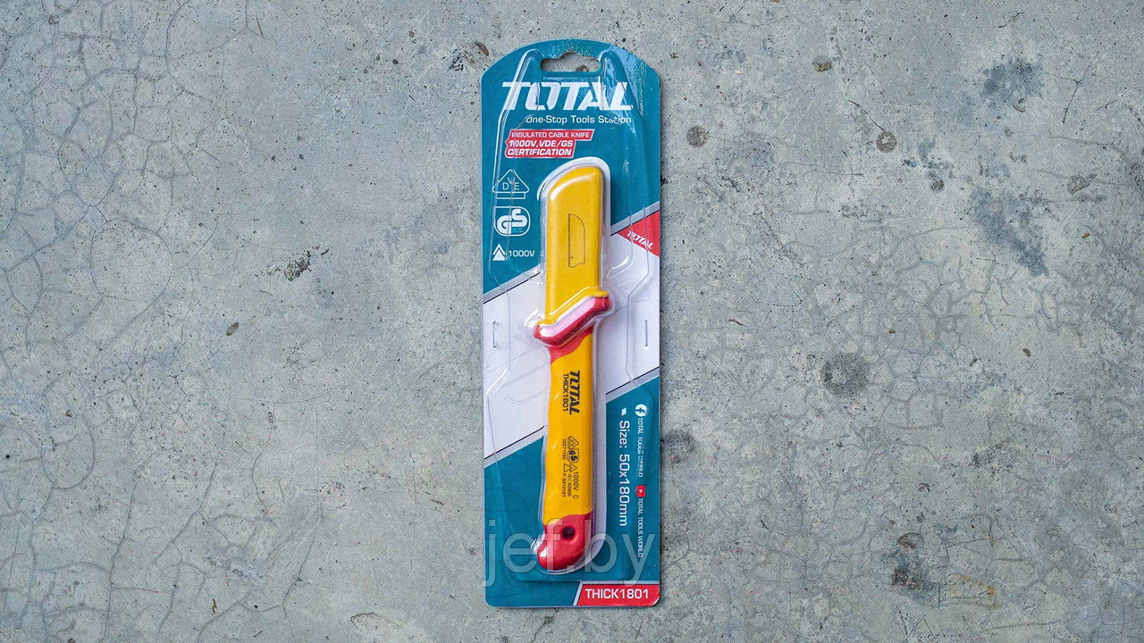 Нож для зачистки кабеля диэлектрический 180 мм TOTAL THICK1801 - фото 8 - id-p214735836