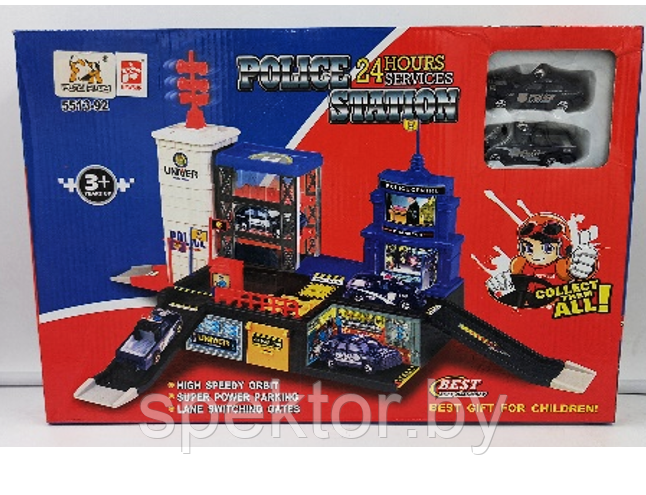 Игровой набор "Полицейский гараж" - фото 1 - id-p214736481
