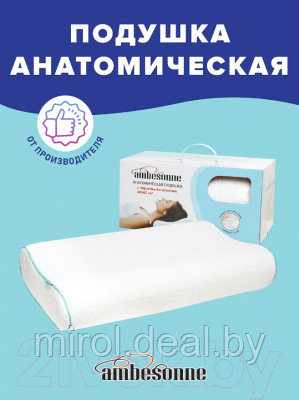 Ортопедическая подушка Ambesonne Memory Foam / plortor_18_50x30 - фото 6 - id-p214739218