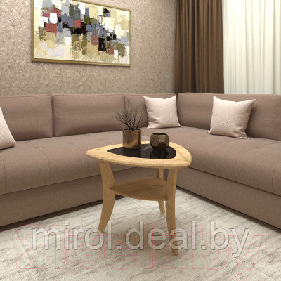 Журнальный столик Кортекс-мебель Лотос-5 - фото 3 - id-p214739617