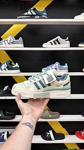 Кроссовки Adidas Forum Exhibit Low Beige Olive Green