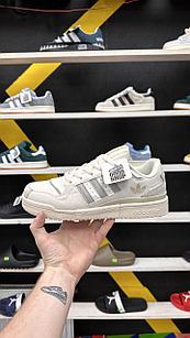 Кроссовки Adidas Forum Exhibit Low White Grey Beige