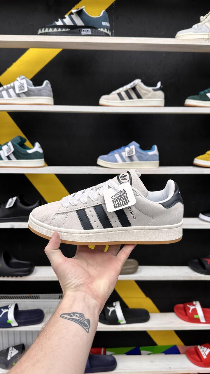 Кроссовки Adidas Campus 00's Beige White Black