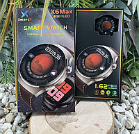 Умные смарт часы Smart Watch X6Max 2 ремешка + браслет . Цвет : серый, черный NEW 2023!!!