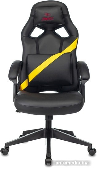 Кресло Бюрократ Zombie Driver (черный/желтый) - фото 2 - id-p214741338
