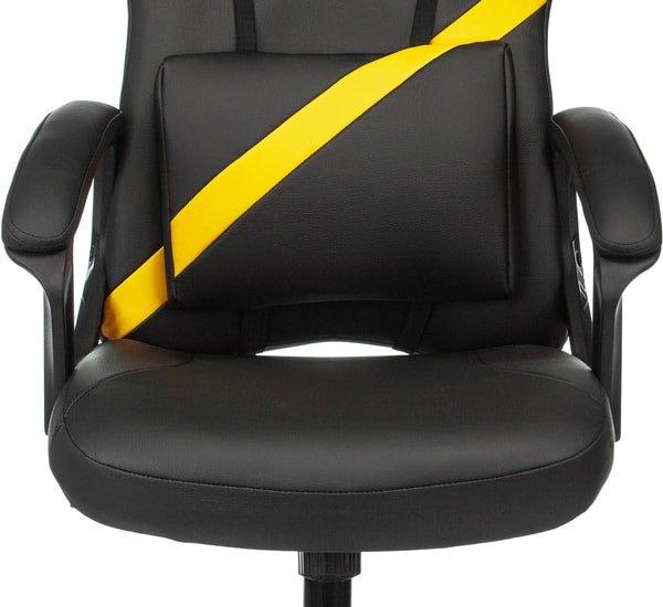 Кресло Бюрократ Zombie Driver (черный/желтый) - фото 5 - id-p214741338