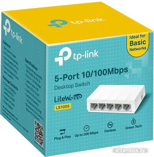 Неуправляемый коммутатор TP-Link LS1005 - фото 2 - id-p214742321