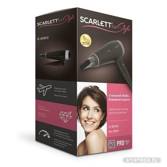 Фен Scarlett SC-HD70IT12 - фото 3 - id-p214747215