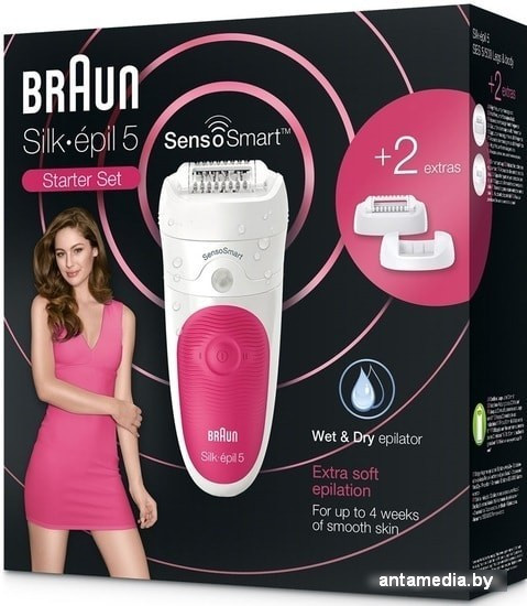 Эпилятор Braun Silk-epil 5 SensoSmart 5/500 Wet&Dry - фото 3 - id-p214747345