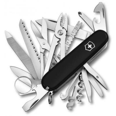 Нож перочинный Victorinox SwissChamp 1.6795.3 91мм 33 функции черный - фото 1 - id-p214748077