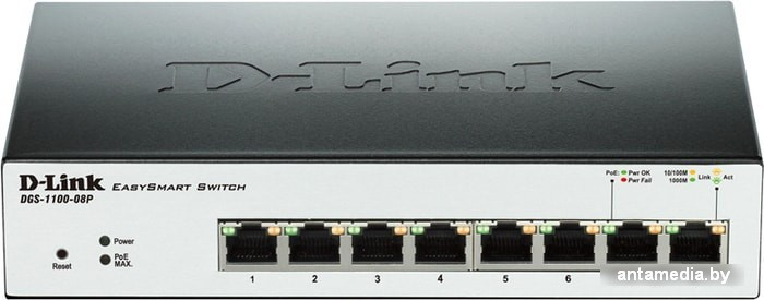 Коммутатор D-Link DGS-1100-08PLV2/A1A - фото 1 - id-p214742264