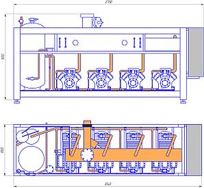 Холодильная Машина ХМ-(ПК)ВКВО. О10-30,3-4x DMZL 4YD- 4.2-K45.