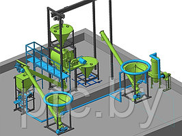 ЛИНИЯ ДЛЯ ПРОИЗВОДСТВА СУХИХ СМЕСЕЙ «ПРОМТЕХ-500»