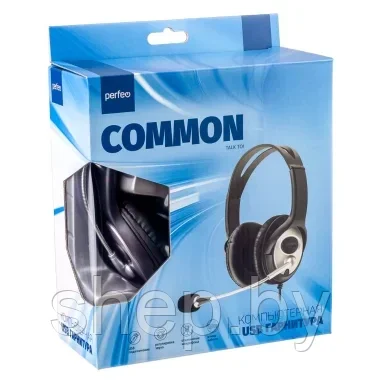 Стерео гарнитура игровая Perfeo COMMON черная (кабель 1,8 м, разъем USB) PF_B4865 - фото 10 - id-p214755395