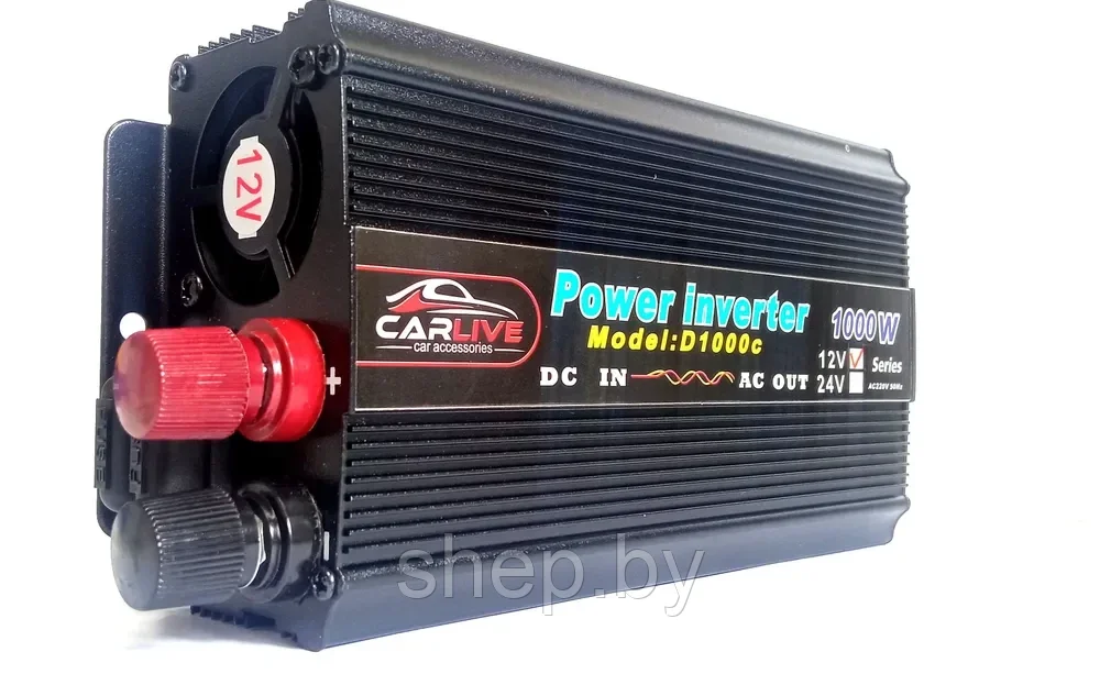 Автомобильный Инвертор CarLive 12V>>220V 1000W (A4814) - фото 1 - id-p214755517