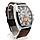 Мужские наручные часы  Viamax A3337G на широком кожаном ремне, фото 3