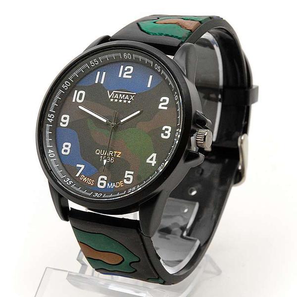 Мужские наручные часы 0121G силиконовый браслет. (4 расцветки милитари) - фото 5 - id-p214757945