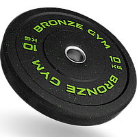 Bronze Gym Диск бамперный 10кг д50