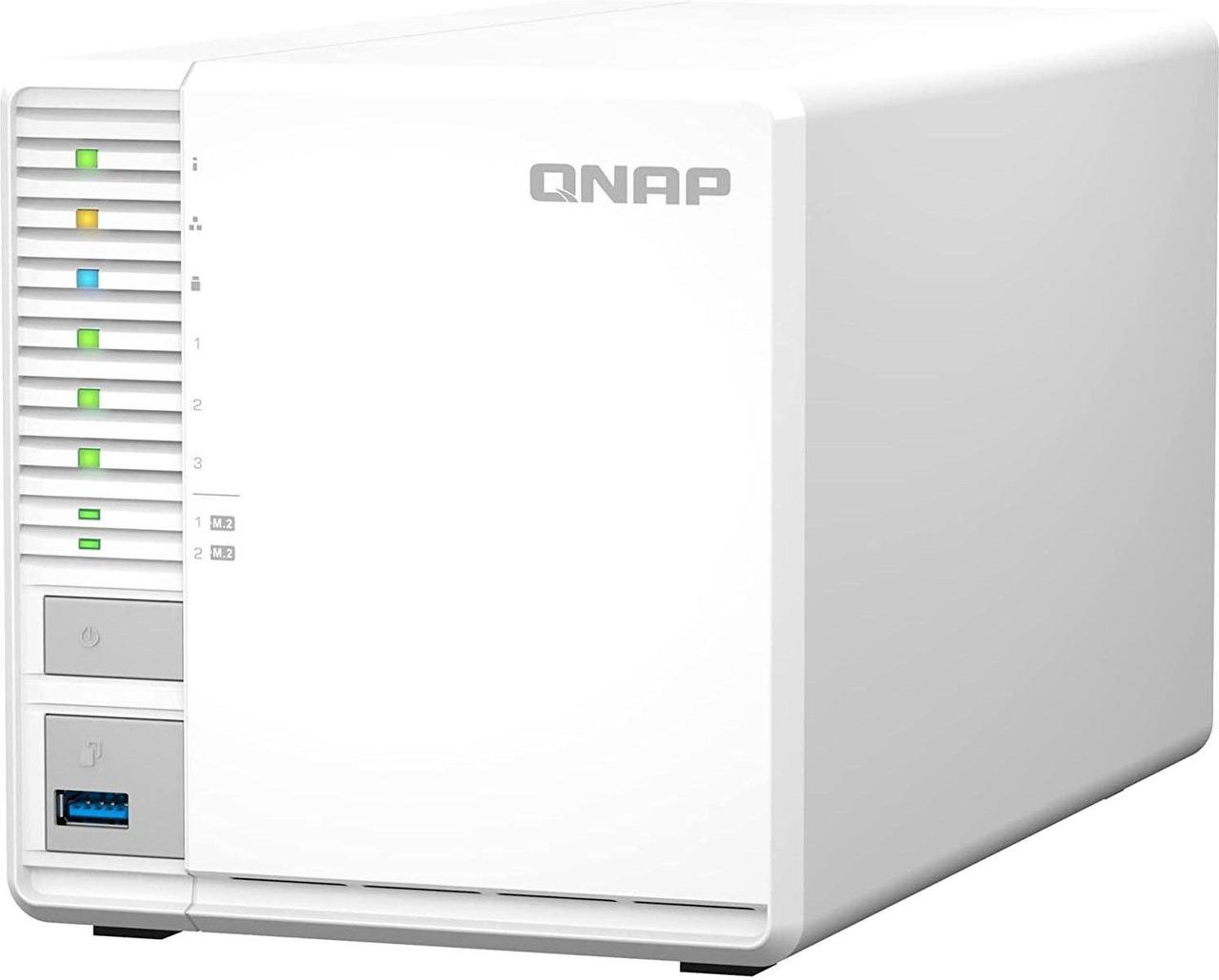 Сетевое хранилище без дисков SMB QNAP TS-364-8G NAS 3 HDD, 4-core Intel Celeron N5105/N5095 2.0 up to 2.9 GHz,