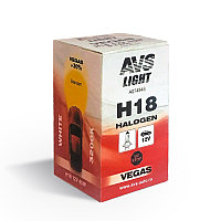 Автомобильная галогенная лампа AVS Vegas H18.12V.65W (1 шт.)