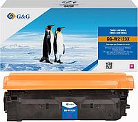 Картридж лазерный G&G 212X GG-W2123X пурпурный (10000стр.) для HP Color LJ M554/M555/578 Enterprise