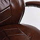 Кресло поворотное KAPRAL, натуральная кожа, коричневый, фото 9