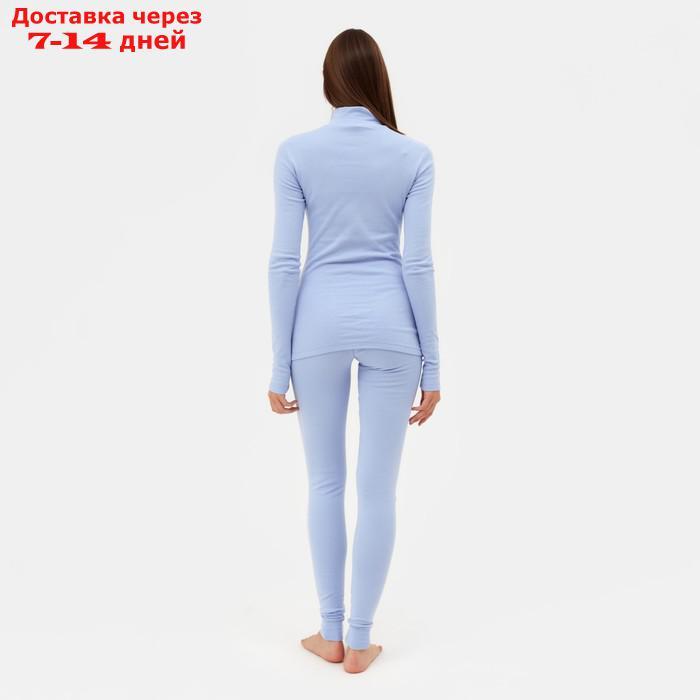 Комплект женский термо (лонгслив, лосины) MINAKU цвет голубой, р-р 52 - фото 5 - id-p214727185