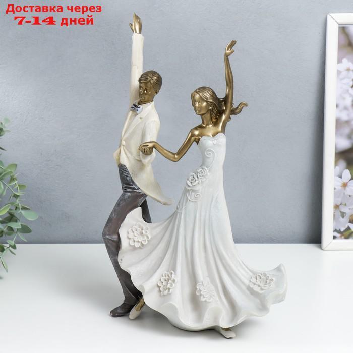 Сувенир полистоун "Молодожёны - свадебный танец" 35,5х14х25 см - фото 4 - id-p214728913