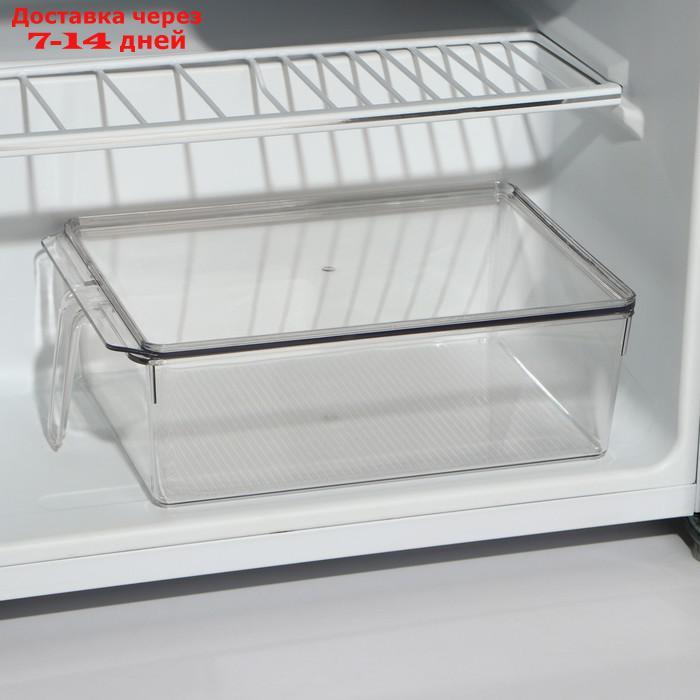 Органайзер для холодильника с крышкой и ручкой, 32×20,5×10 см - фото 3 - id-p214727892