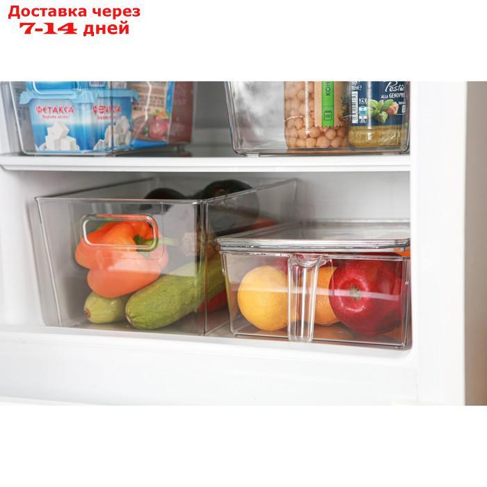 Органайзер для холодильника с крышкой и ручкой, 32×20,5×10 см - фото 6 - id-p214727892