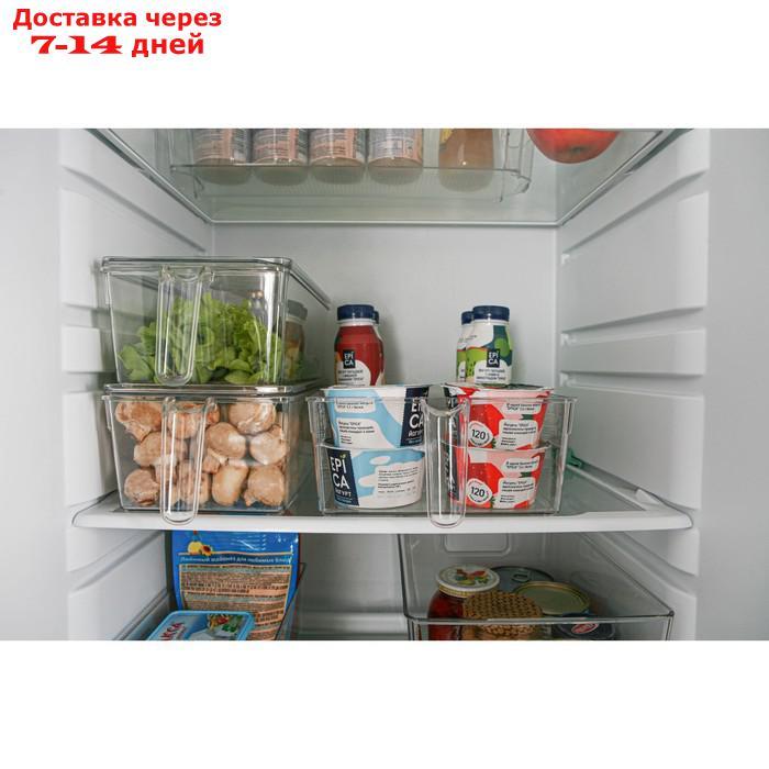 Органайзер для холодильника с крышкой и ручкой, 32×14,5×10 см - фото 8 - id-p214727913