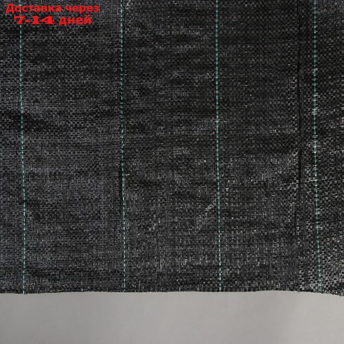Агроткань застилочная, с разметкой, 5 × 1.6 м, плотность 100 г/м², полипропилен, чёрная - фото 2 - id-p214729010