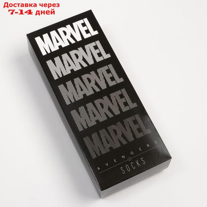 Набор носков "MARVEL", Мстители, 5 пар, 25-27 см - фото 3 - id-p214729097