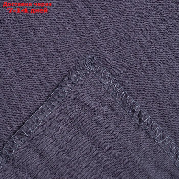 Пеленка двухслойная Крошка Я Dark blue, 135х100см, 100 % хлопок - фото 3 - id-p214716740